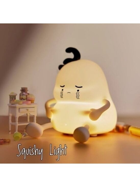 Other - LED Squishy Rechargeable "Pinch an Inch?" Novelty Night Light NWT